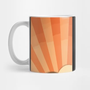 Orange Clouds Mug